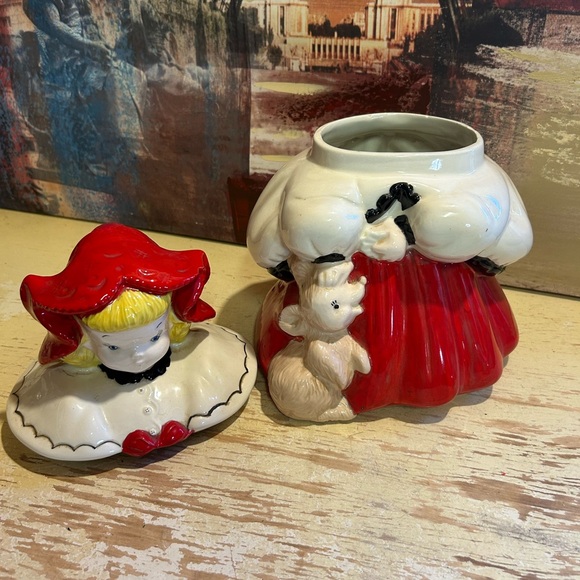 Vintage hand painted Goldilocks cookie jar - Picture 8 of 16